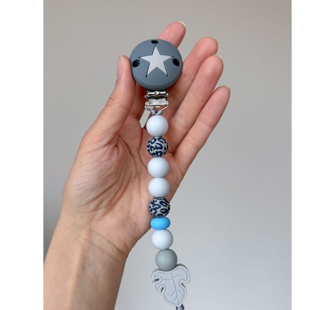 Тримач для пустушки з силіконовими намистинами, ВР111