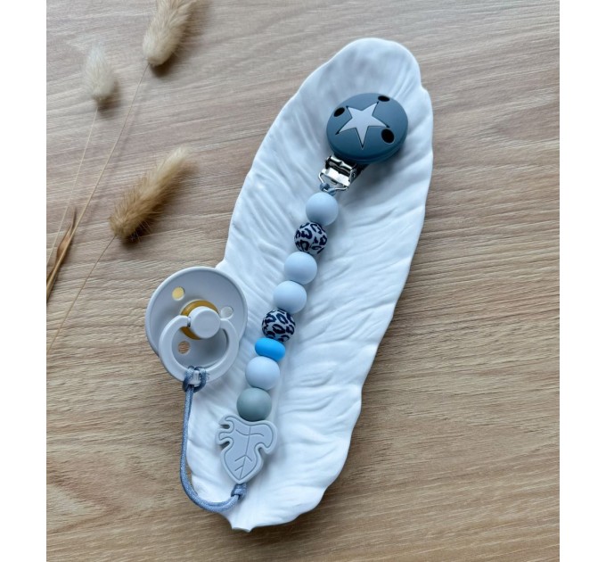 Тримач для пустушки з силіконовими намистинами, ВР111