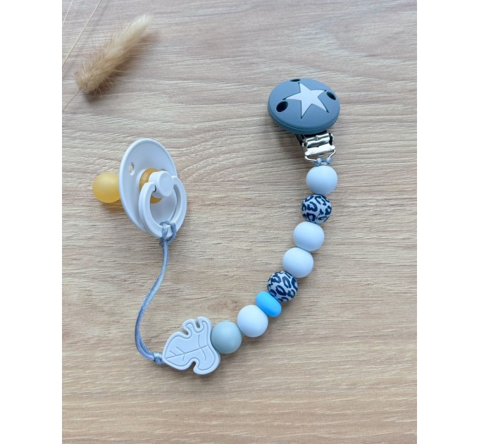 Тримач для пустушки з силіконовими намистинами, ВР111