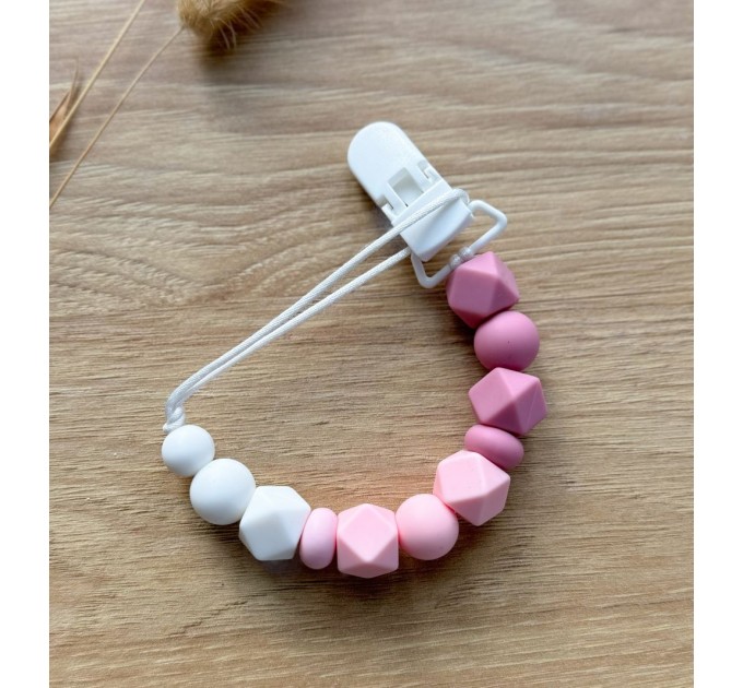 Тримач для пустушки з силіконовими намистинами, ВР117