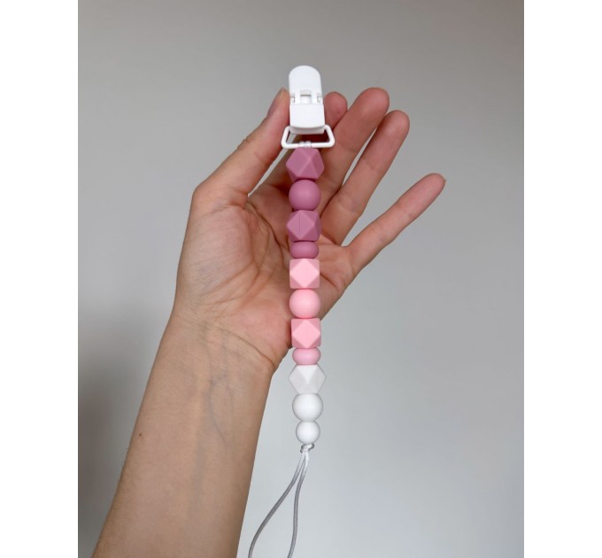 Тримач для пустушки з силіконовими намистинами, ВР117