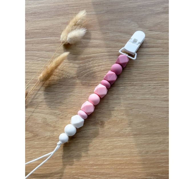 Тримач для пустушки з силіконовими намистинами, ВР117