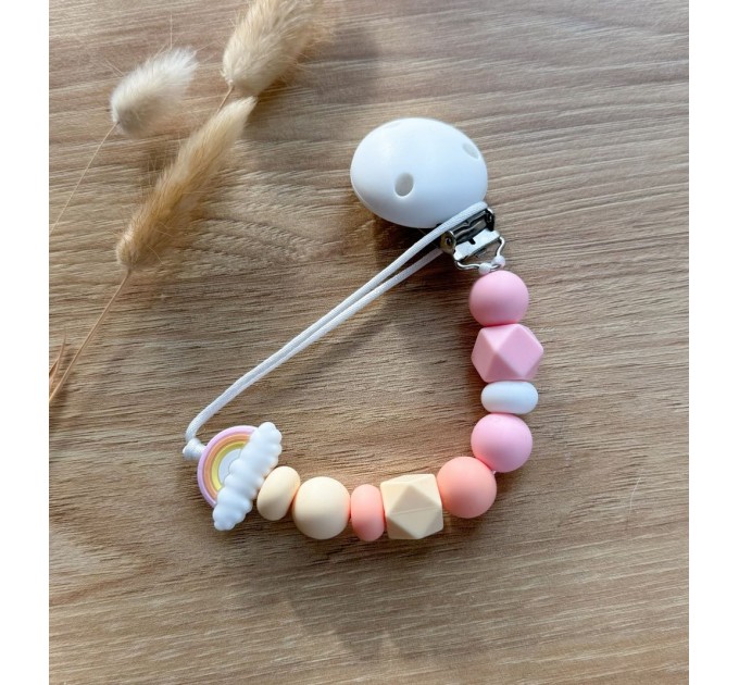 Тримач для пустушки з силіконовими намистинами, ВР110