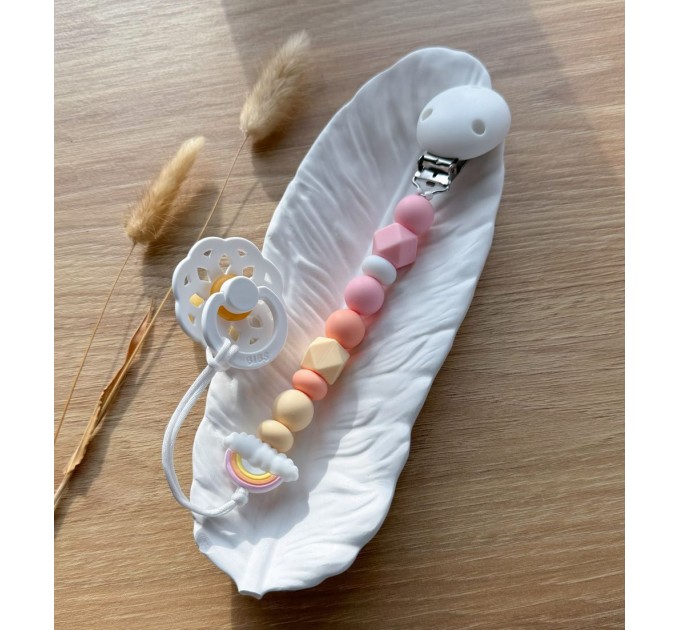 Тримач для пустушки з силіконовими намистинами, ВР110