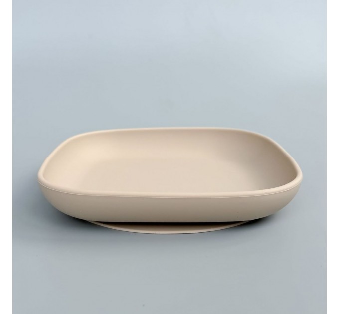 Тарілка квадратна без секцій на присосці